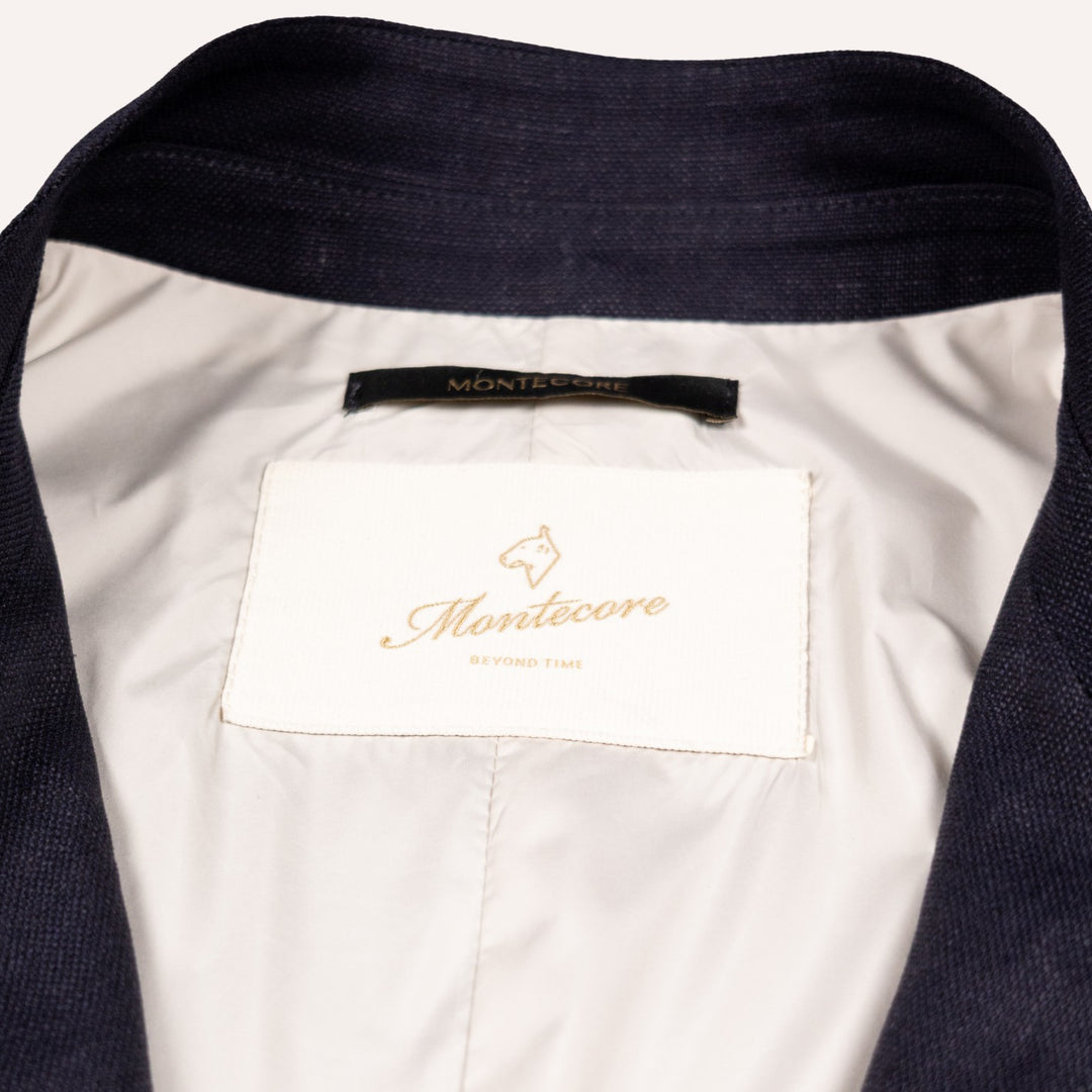 Navy Blue Nehru Field Jacket
