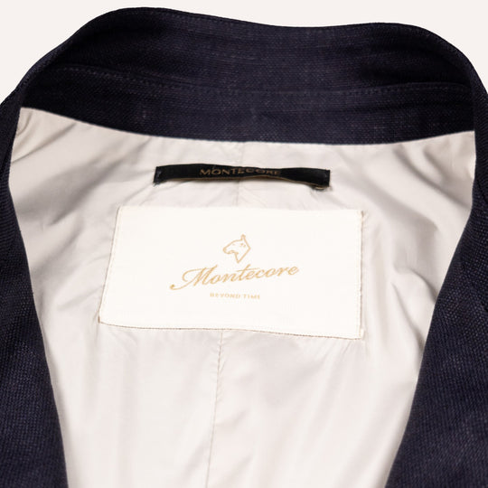 Navy Blue Nehru Field Jacket