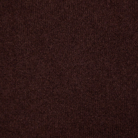 Chocolate Brown Cashmere Full Zip Sweater