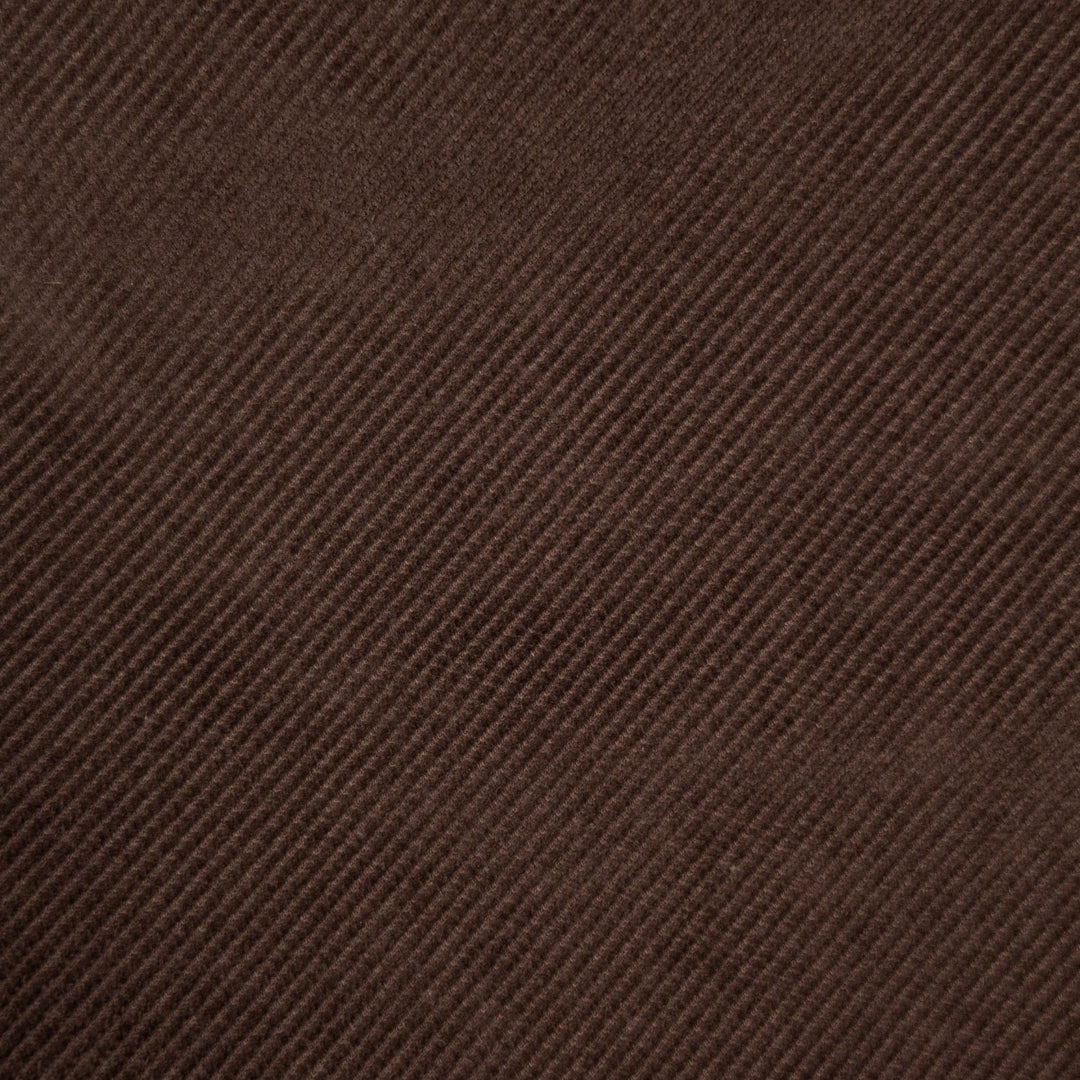 Brown Cotton Twill Trousers