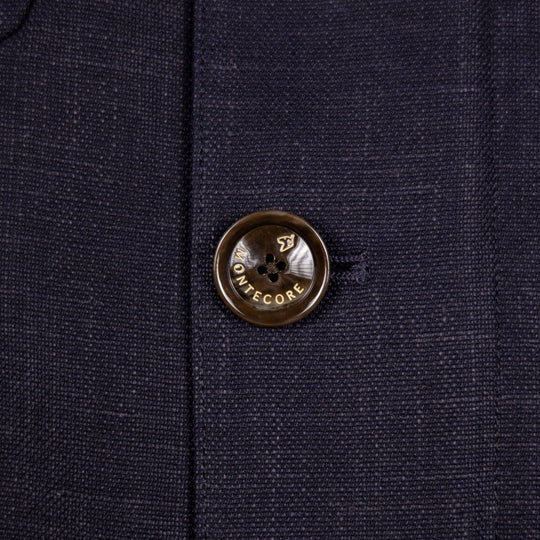 Navy Blue Nehru Field Jacket