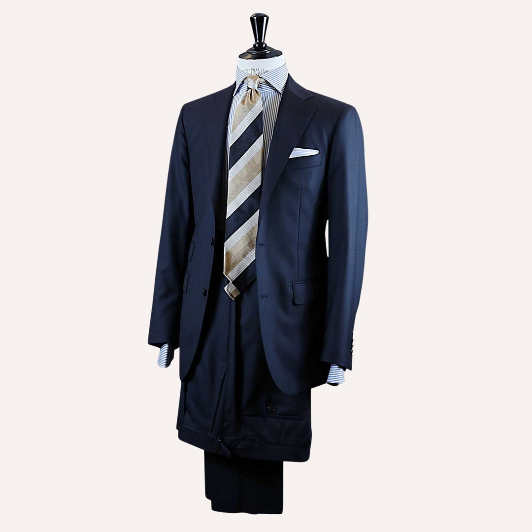Navy Wool Suit Waistcoat