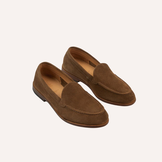 Light Brown Suede Henri Summer Loafer