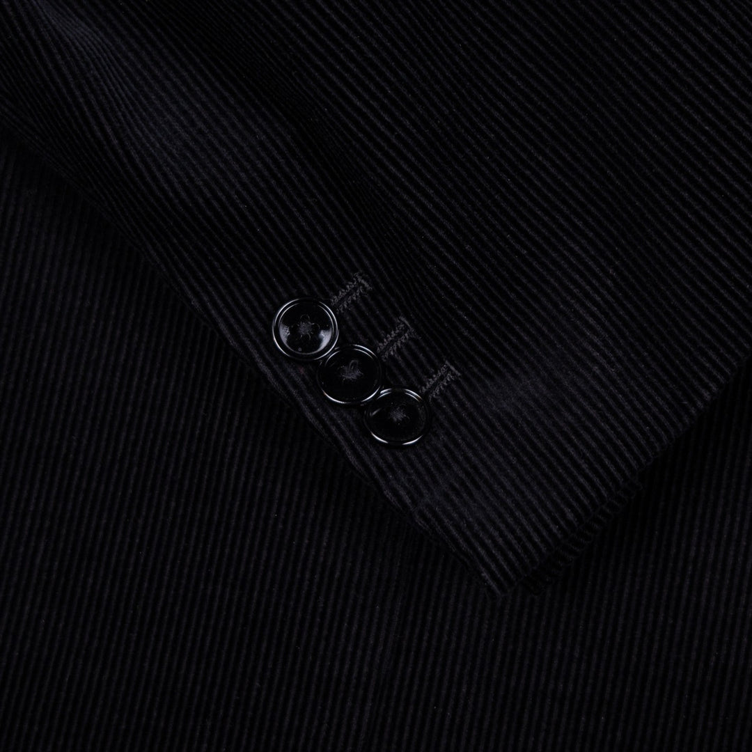 Black Corduroy Cotton Suit
