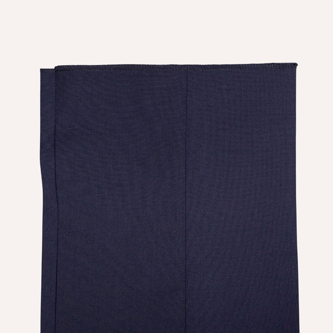 Navy Wool Mohair Single Breasted Suit