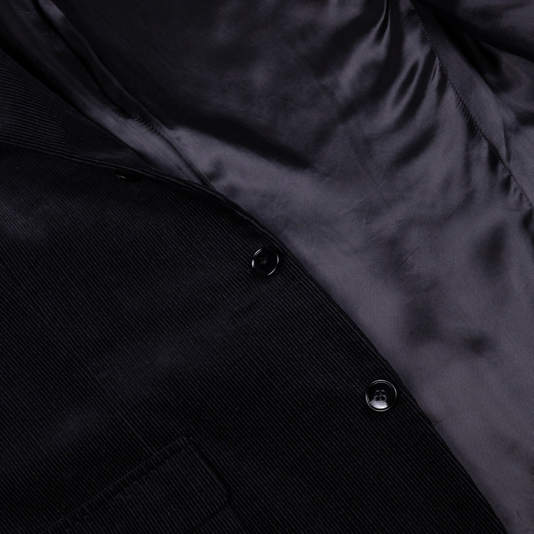 Black Corduroy Cotton Suit