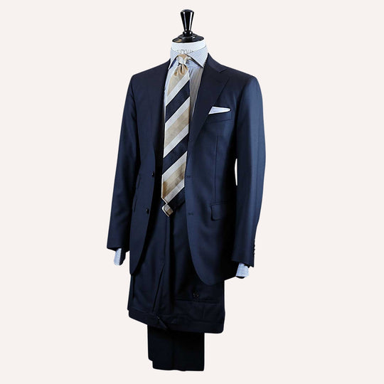 Navy Classic Wool Suit