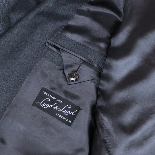Grey Classic Wool Suit - White Line