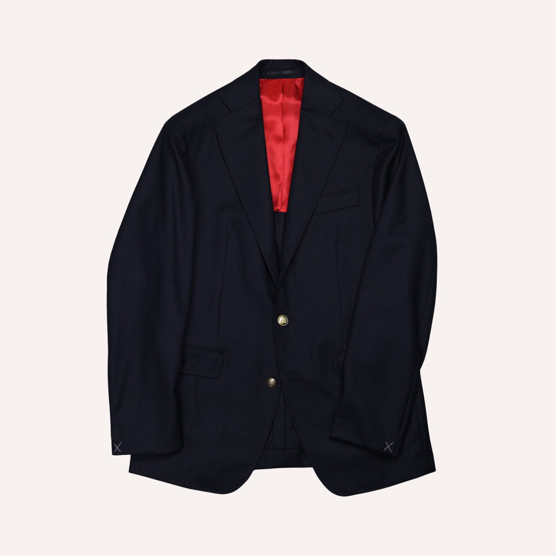 75th Anniversary Navy Wool Flannel Club Blazer