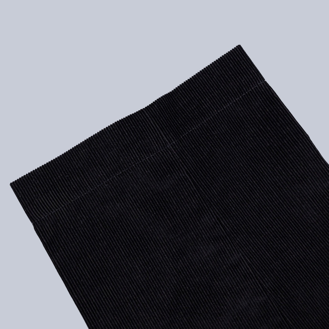 Black Corduroy Cotton Suit