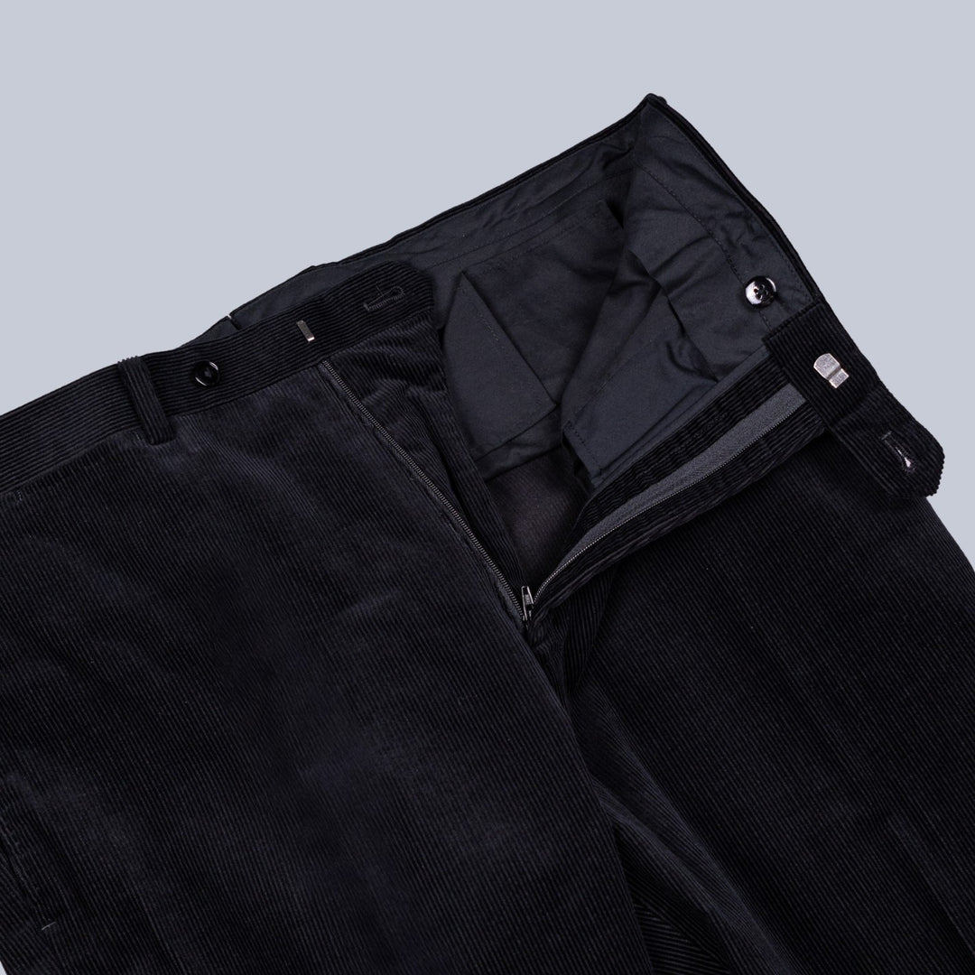 Black Corduroy Cotton Suit