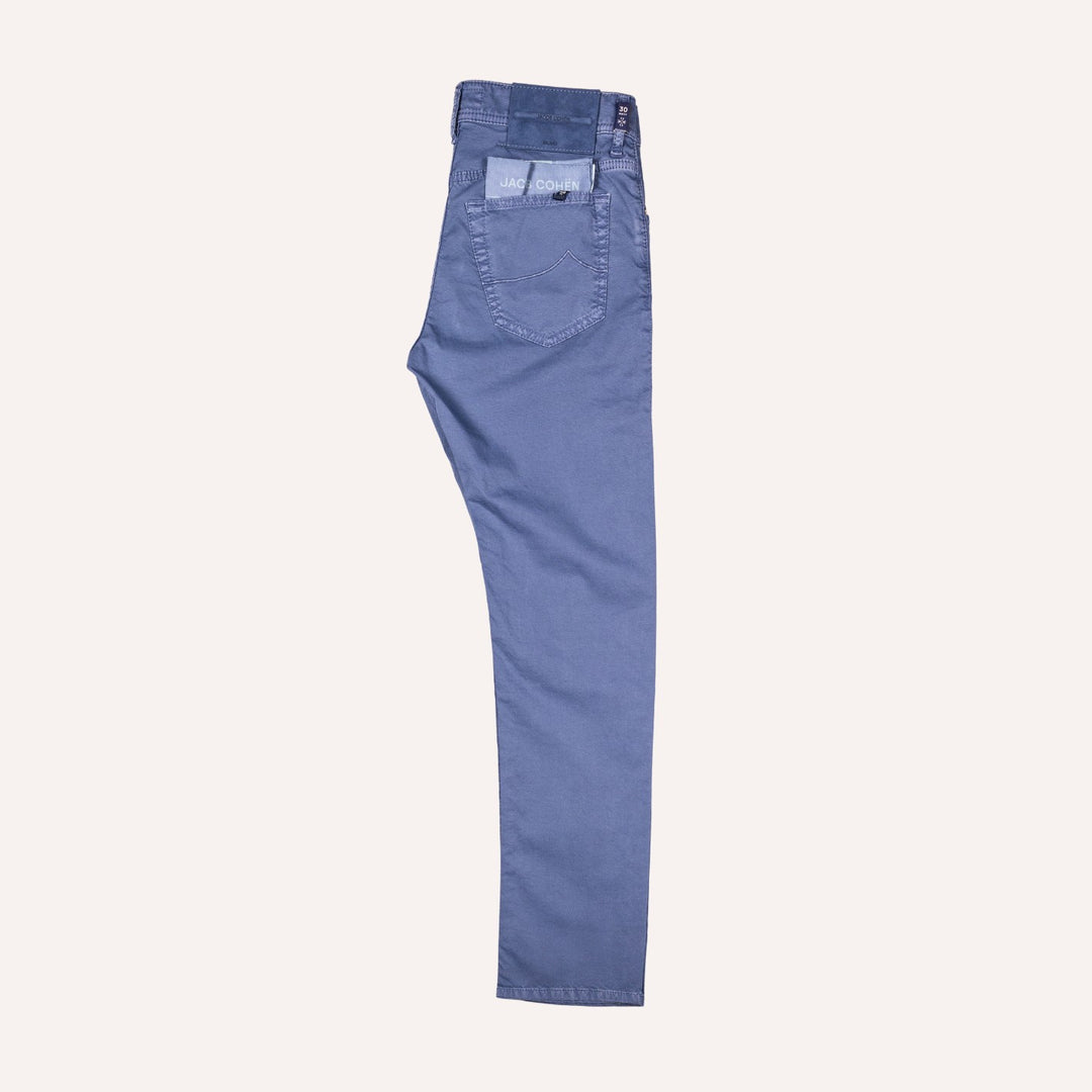 Dove Blue Honeycomb 5 pocket Trousers