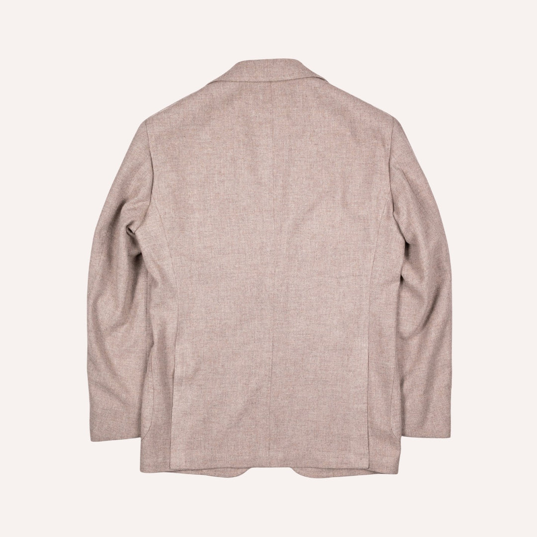 Taupe Melange Wool Camel Meister Blazer