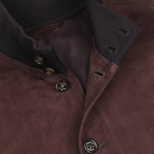 Caffé Brown Suede Unlined Valstarino Jacket