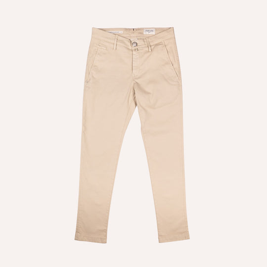 Sand Cotton Lyocell Trousers