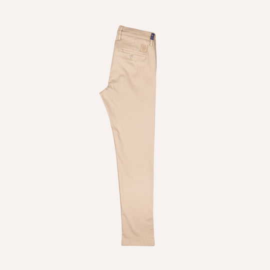 Sand Cotton Lyocell Trousers