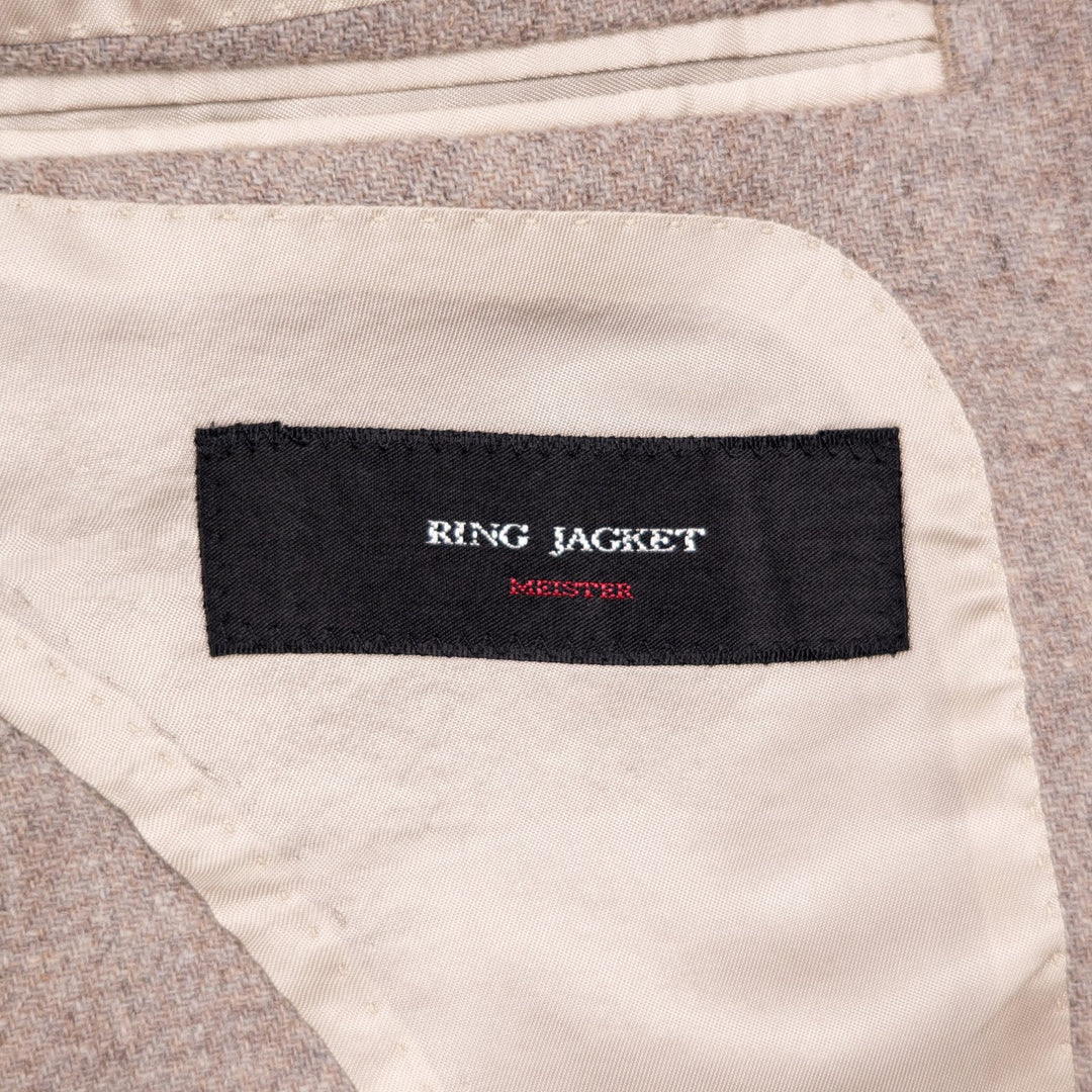 Taupe Melange Wool Camel Meister Blazer