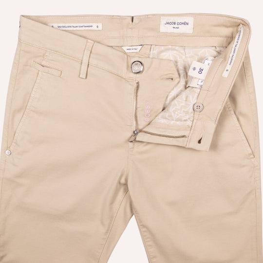 Sand Cotton Lyocell Trousers