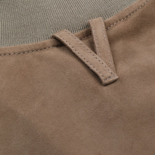 Taupe Suede Unlined Valstarino Jacket