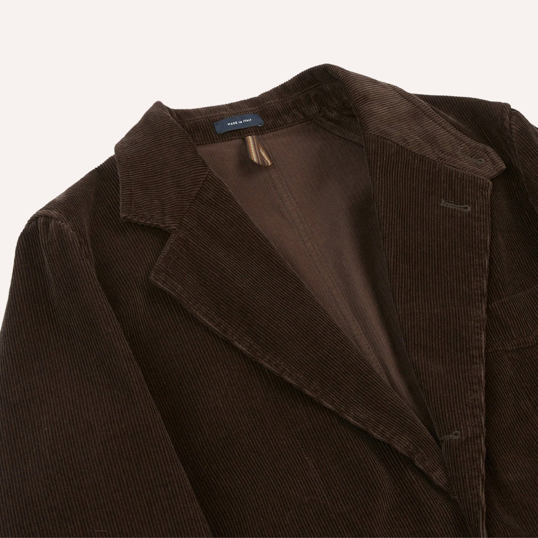 Brown Cotton Corduroy Field Games Blazer