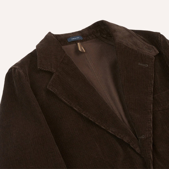 Brown Cotton Corduroy Field Games Blazer