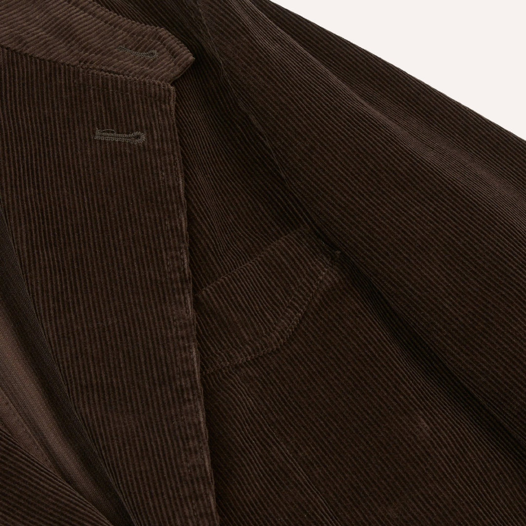 Brown Cotton Corduroy Field Games Blazer