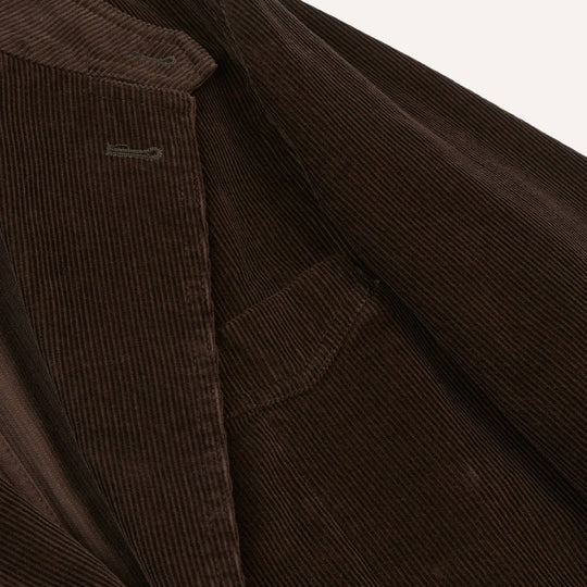 Brown Cotton Corduroy Field Games Blazer