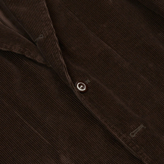 Brown Cotton Corduroy Field Games Blazer