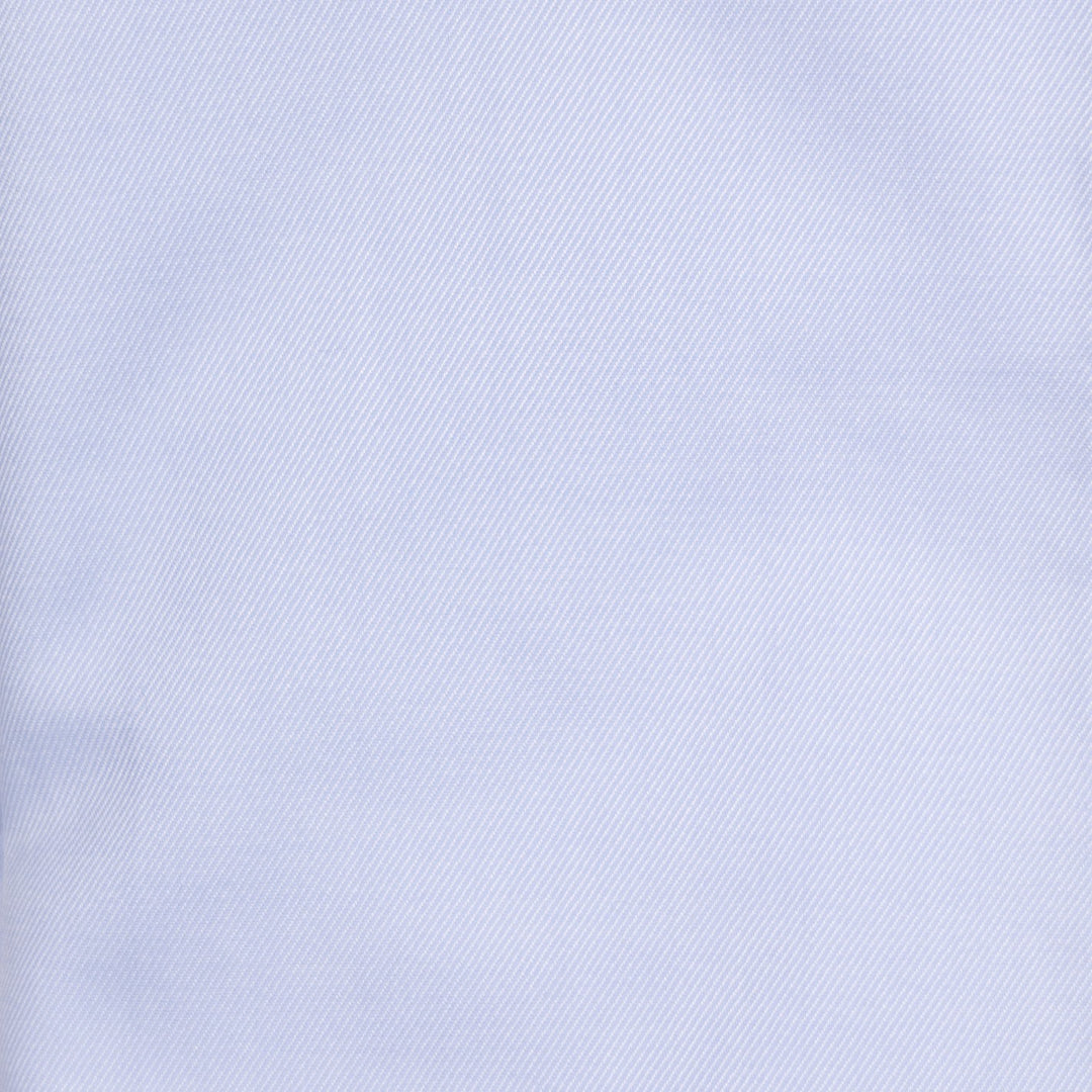 Light Blue Cutaway Cotton Poplin Shirt