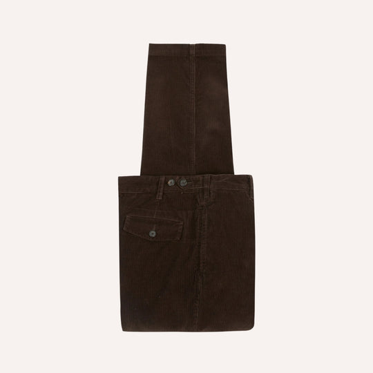 Brown Cotton Corduroy Field Games Trousers