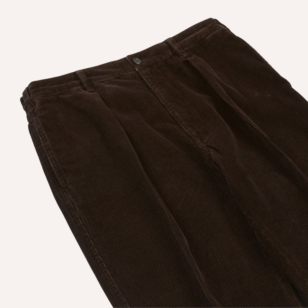 Brown Cotton Corduroy Field Games Trousers