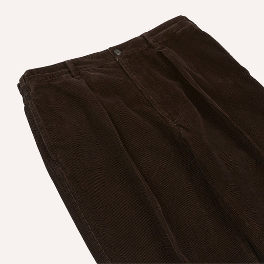 Brown Cotton Corduroy Field Games Trousers