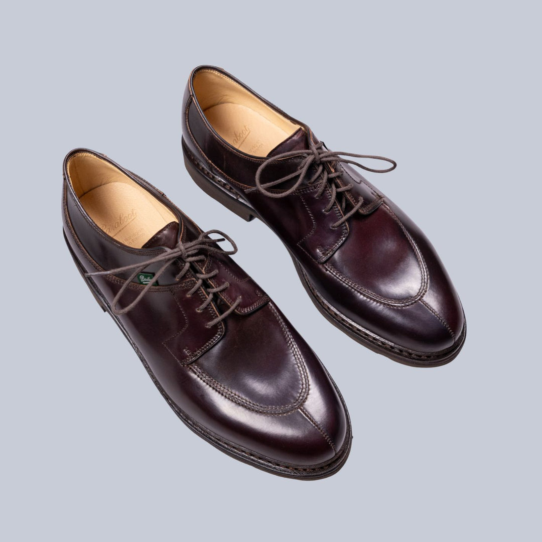 Oxblood Cordovan Avignon Split Toe Derby Shoes