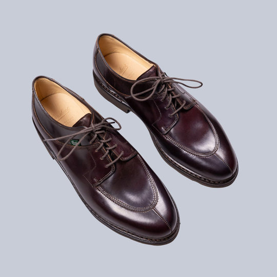 Oxblood Cordovan Avignon Split Toe Derby Shoes