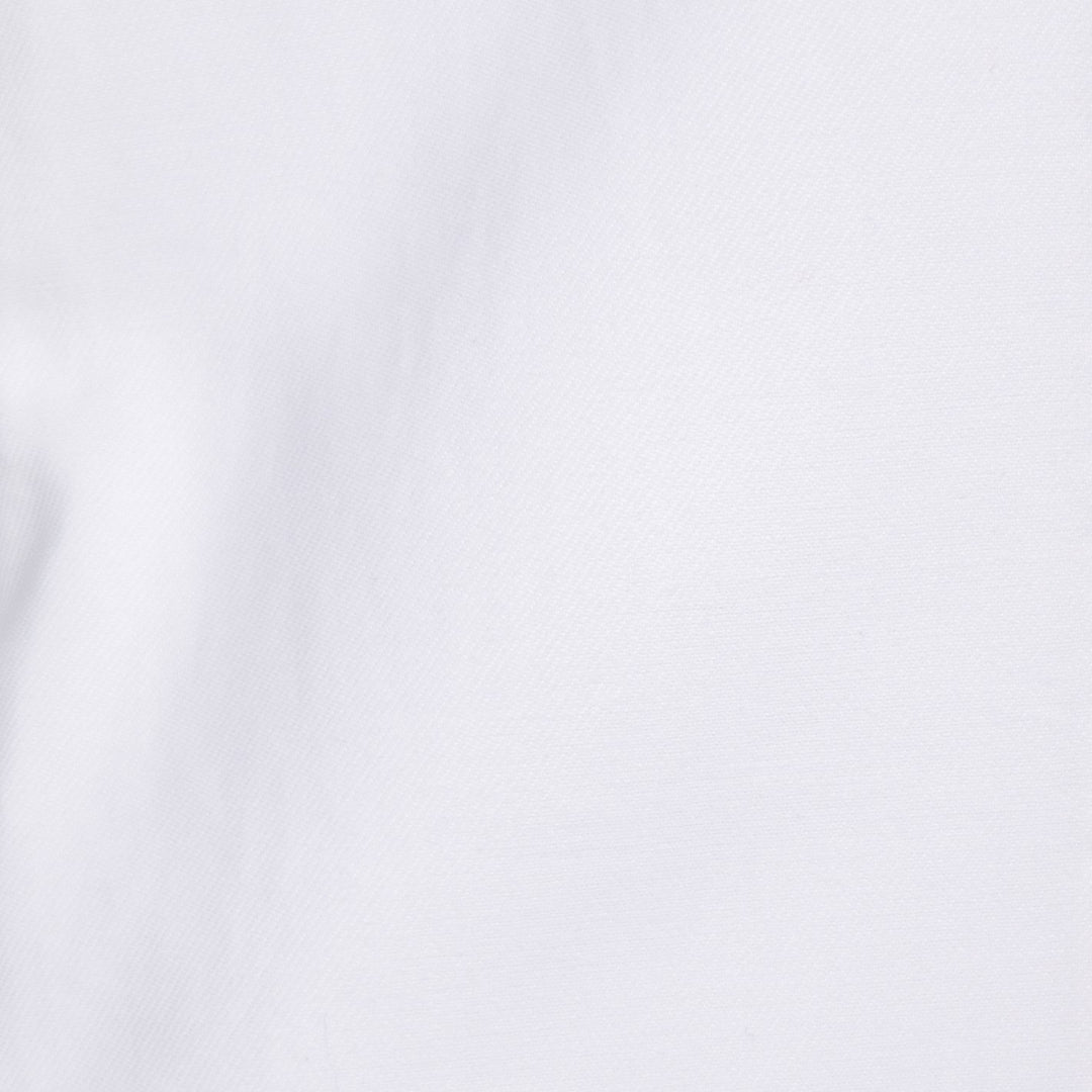 White Cutaway Cotton Poplin Shirt