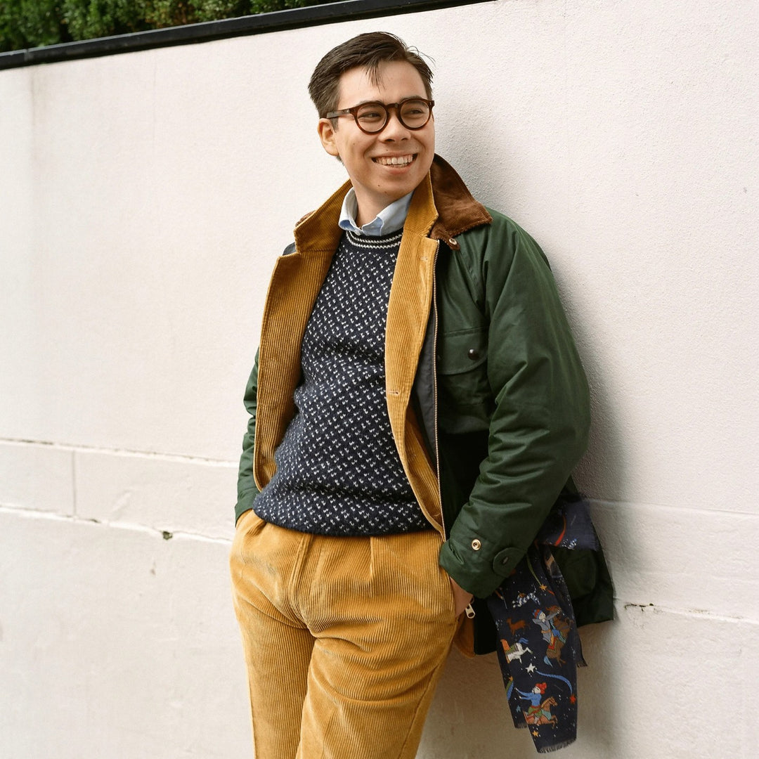 Emerald Green Waxed Coverall Jacket