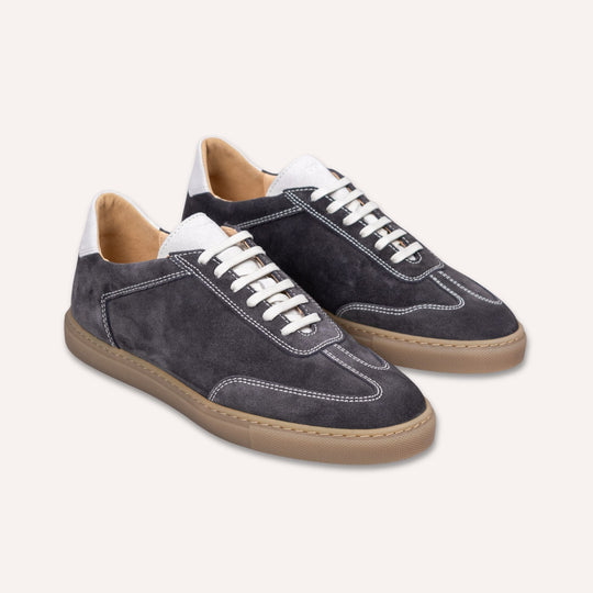 Lava Grey Otium Suede Sneakers