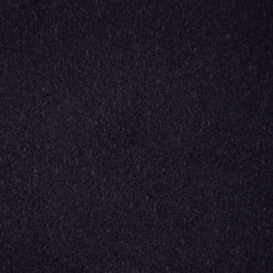 Navy Camel Hair Single Breasted Coat