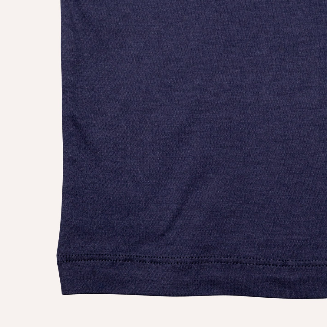 Navy Crewneck Cotton Modal T-shirt