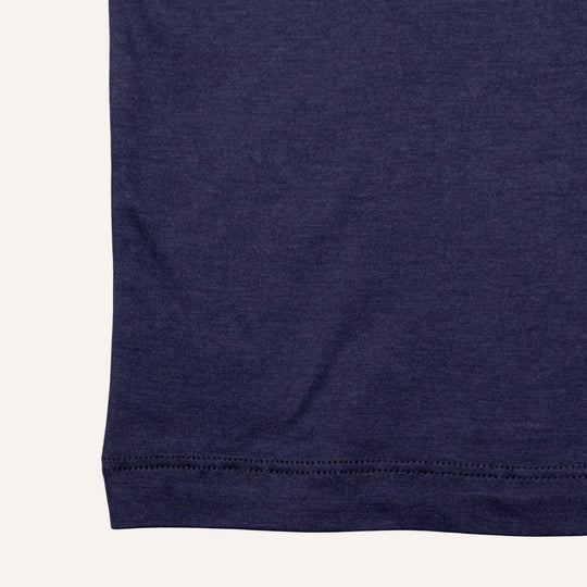 Navy Crewneck Cotton Modal T-shirt