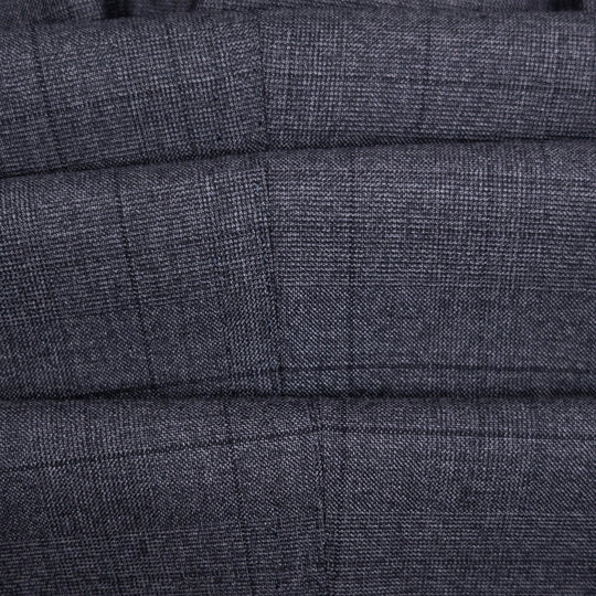 Grey Checked Double Breasted Suit