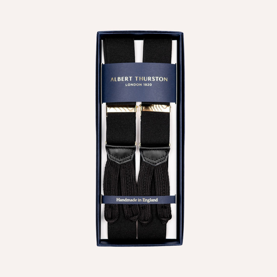 Black Gold Elastic 35 mm Braces