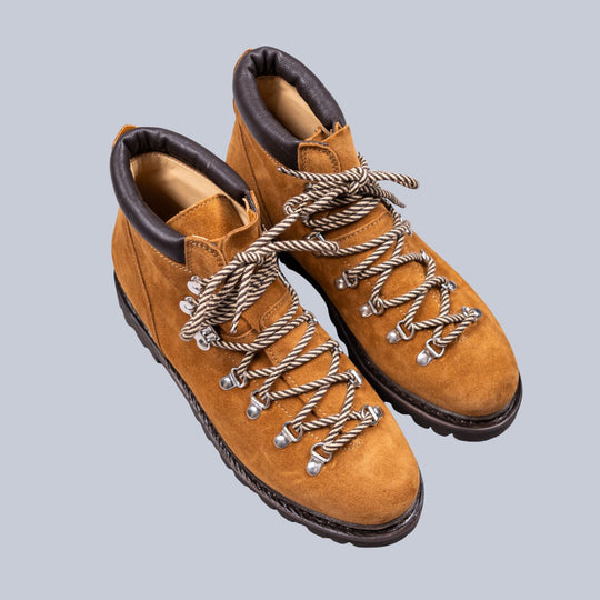 Whiskey Brown Suede Avoriaz Hiking Boots