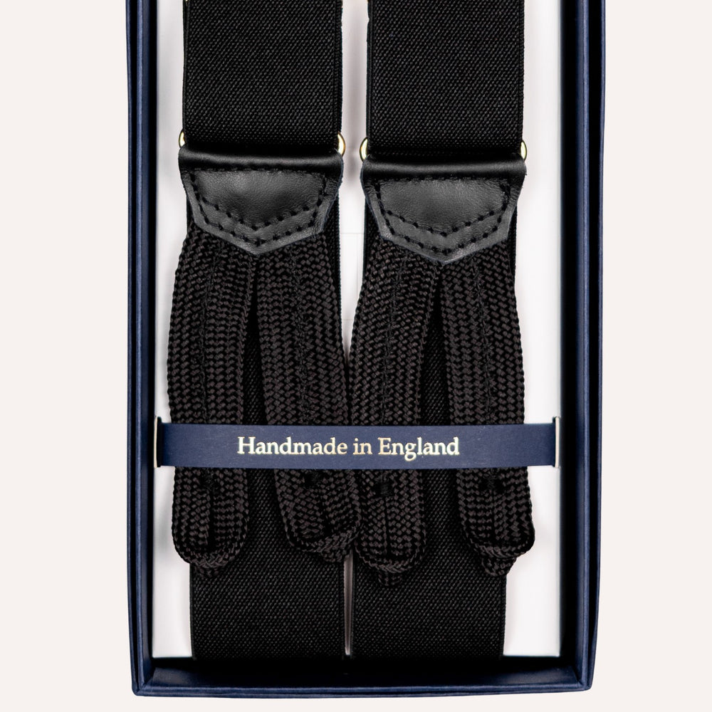 Black Gold Elastic 35 mm Braces
