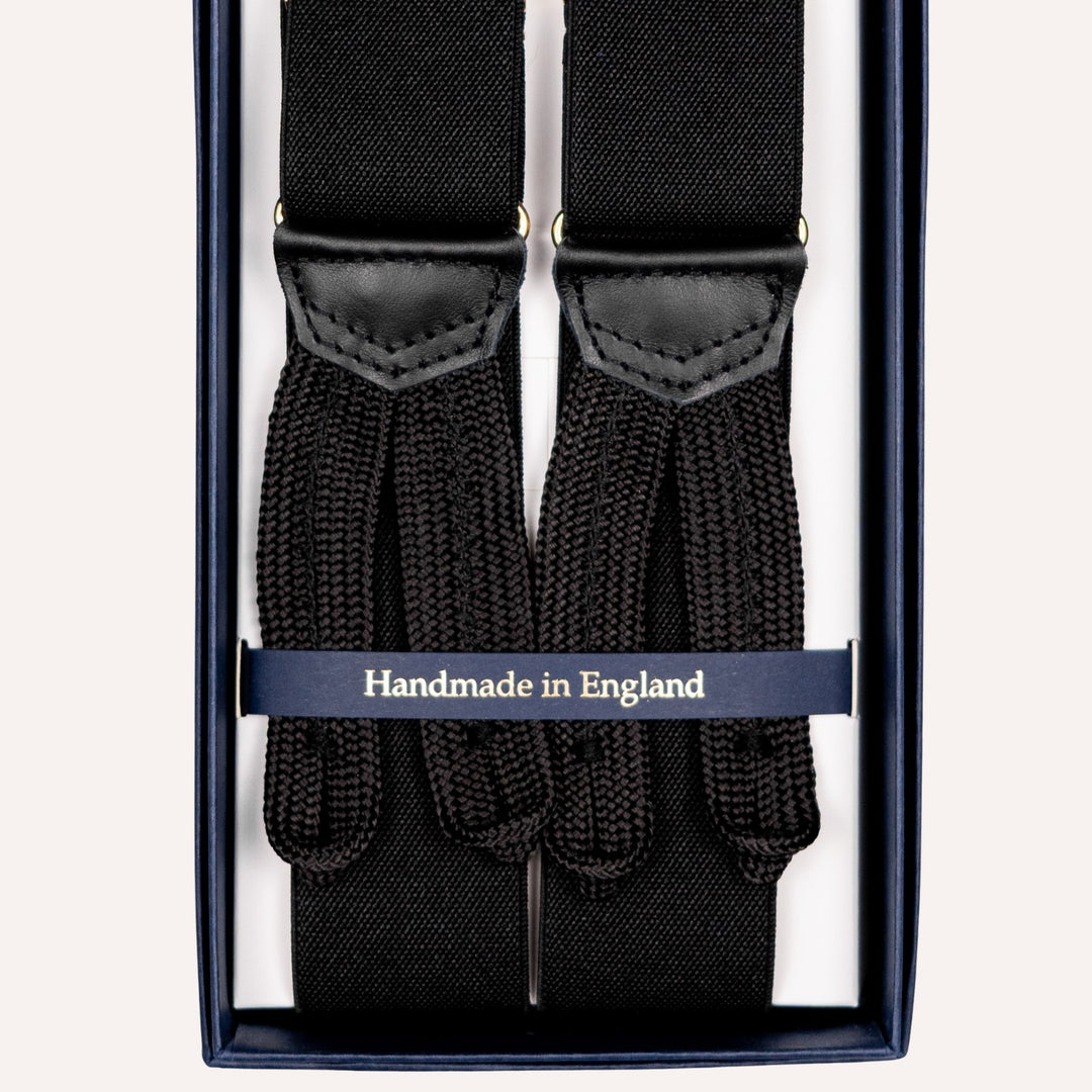 Black Gold Elastic 35 mm Braces