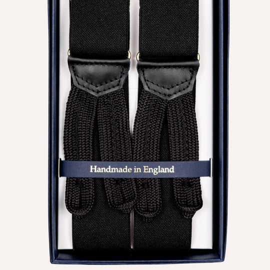 Black Gold Elastic 35 mm Braces