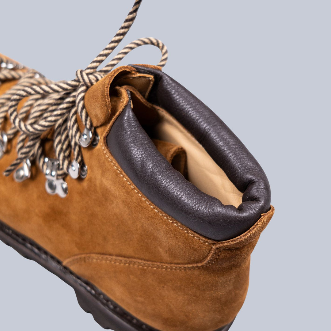 Whiskey Brown Suede Avoriaz Hiking Boots