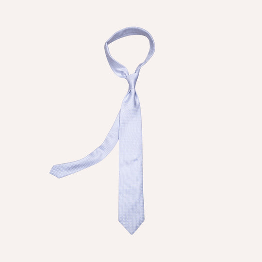 Sky Blue Micro Pattern Silk Tie