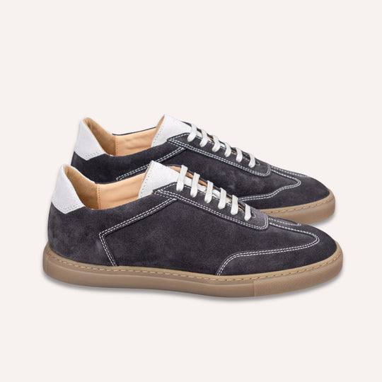 Lava Grey Otium Suede Sneakers