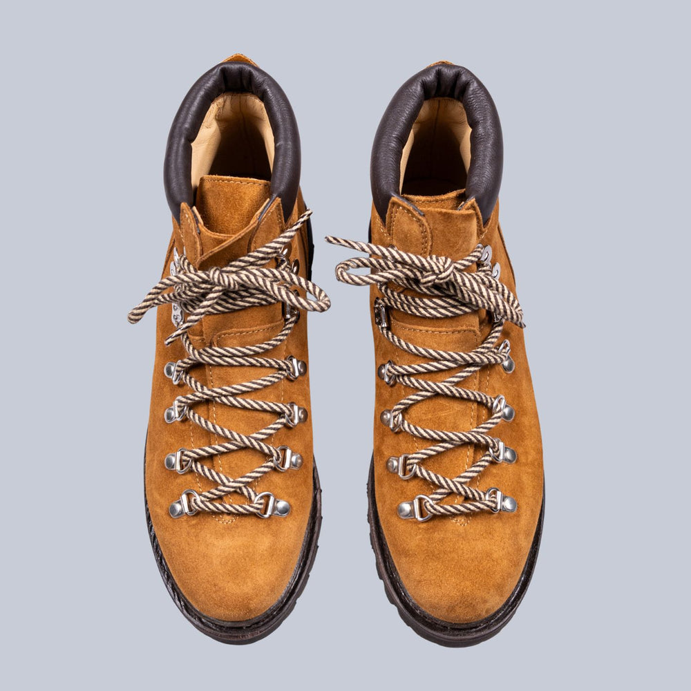 Whiskey Brown Suede Avoriaz Hiking Boots